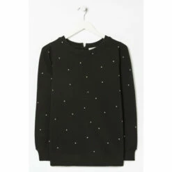 Fat Face FatFace Georgie Spot Crew Black Sweatshirt