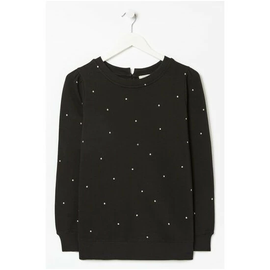 unnamed-file-2850.jpg Fat Face FatFace Georgie Spot Crew Black Sweatshirt -FatFaceshop unnamed file 2850