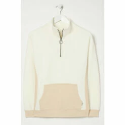 Fat Face FatFace Amelie Natural Colourblock Sweat Top -FatFaceshop unnamed file 2885