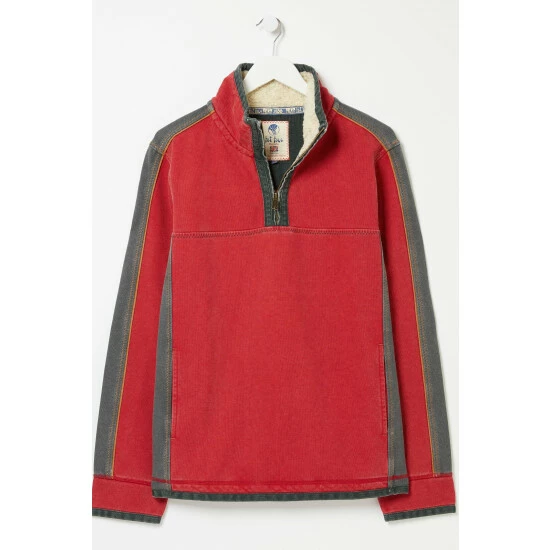 unnamed-file-2892.jpg Fat Face FatFace Red Airlie Borg Sweatshirt -FatFaceshop unnamed file 2892