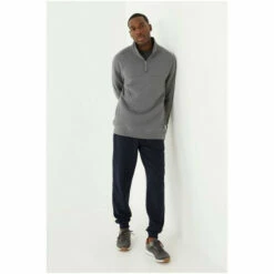 Fat Face FatFace Grey Quilted Sweatshirt
