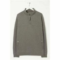 Fat Face FatFace Grey Quilted Sweatshirt 5 Fat Face FatFace Grey Quilted Sweatshirt -FatFaceshop unnamed file 2912