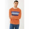 Fat Face FatFace Orange Emsworth Chest Stripe Crew Sweatshirt 1 Fat Face FatFace Orange Emsworth Chest Stripe Crew Sweatshirt -FatFaceshop unnamed file 2915