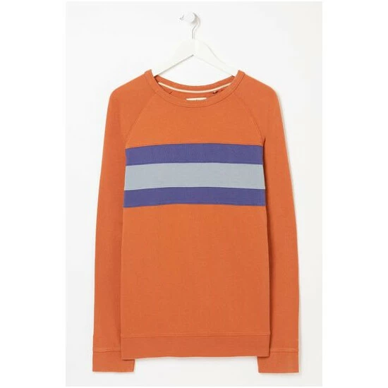 unnamed-file-2919.jpg Fat Face FatFace Orange Emsworth Chest Stripe Crew Sweatshirt -FatFaceshop unnamed file 2919