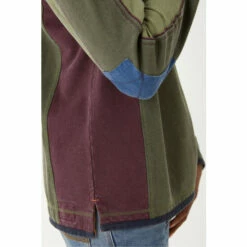 Fat Face FatFace Green Airlie Panelled Sweatshirt -FatFaceshop unnamed file 2923