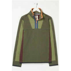 Fat Face FatFace Green Airlie Panelled Sweatshirt -FatFaceshop unnamed file 2925