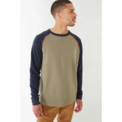 Fat Face FatFace Green Emsworth Raglan Crew Sweater