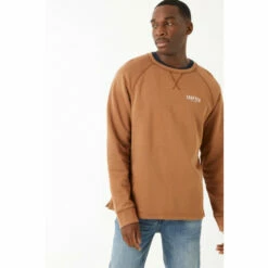 Fat Face FatFace Brown Bay Graphic Crew Sweatshirt