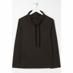 Fat Face FatFace Black Woolacombe Cowl Neck Top 5 Fat Face FatFace Black Woolacombe Cowl Neck Top -FatFaceshop unnamed file 2937