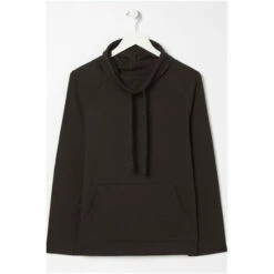 Fat Face FatFace Black Woolacombe Cowl Neck Top 6 Fat Face FatFace Black Woolacombe Cowl Neck Top -FatFaceshop unnamed file 2938