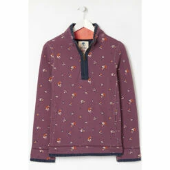 Fat Face FatFace Purple Airlie Floral Print Sweat Top 5 Fat Face FatFace Purple Airlie Floral Print Sweat Top -FatFaceshop unnamed file 2942
