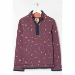 Fat Face FatFace Purple Airlie Floral Print Sweat Top 6 Fat Face FatFace Purple Airlie Floral Print Sweat Top -FatFaceshop unnamed file 2943