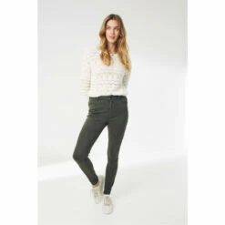 Fat Face FatFace Green Harlow High Waist Jeggings