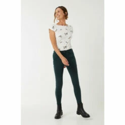 Fat Face FatFace Green Harlow High Waist Jeggings