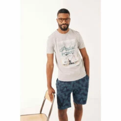 Fat Face FatFace Grey Pedal Power Graphic T-Shirt -FatFaceshop unnamed file 300