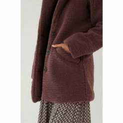 Fat Face FatFace Purple Tanya Teddy Coat -FatFaceshop unnamed file 3161