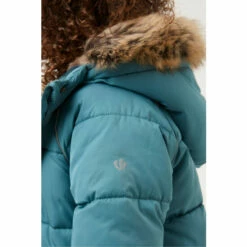 Fat Face FatFace Green Lily Longline Coat -FatFaceshop unnamed file 3171