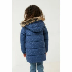 Fat Face FatFace Blue Lily Printed Longline Coat 3 Fat Face FatFace Blue Lily Printed Longline Coat -FatFaceshop unnamed file 3188