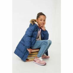 Fat Face FatFace Blue Lily Printed Longline Coat 5 Fat Face FatFace Blue Lily Printed Longline Coat -FatFaceshop unnamed file 3190