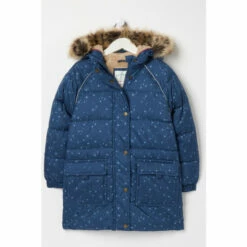 Fat Face FatFace Blue Lily Printed Longline Coat 7 Fat Face FatFace Blue Lily Printed Longline Coat -FatFaceshop unnamed file 3192