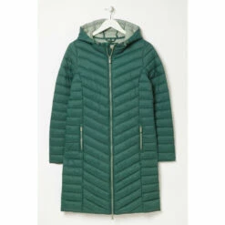 Fat Face FatFace Green Louisa Puffer Coat