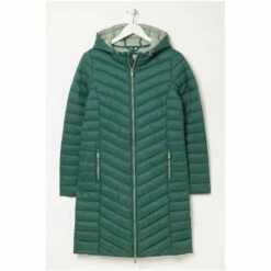 Fat Face FatFace Green Louisa Puffer Coat -FatFaceshop unnamed file 3231