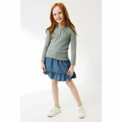 Fat Face FatFace Pink Henley Rib Tops 3 Pack -FatFaceshop unnamed file 325