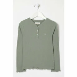 Fat Face FatFace Pink Henley Rib Tops 3 Pack -FatFaceshop unnamed file 326