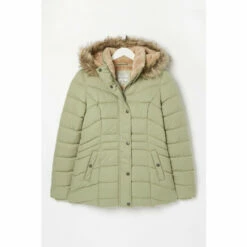 Fat Face FatFace Green Lydia Puffer Coat -FatFaceshop unnamed file 3261