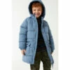 Fat Face FatFace Blue Leo Longline Coat