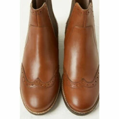 Fat Face FatFace Chelsea Brogue Brown Boots -FatFaceshop unnamed file 3316