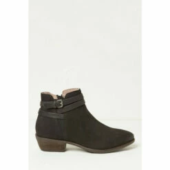 Fat Face FatFace Ava Ankle Strap Black Boots