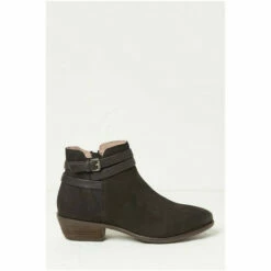 Fat Face FatFace Ava Ankle Strap Black Boots 6 Fat Face FatFace Ava Ankle Strap Black Boots -FatFaceshop unnamed file 3346