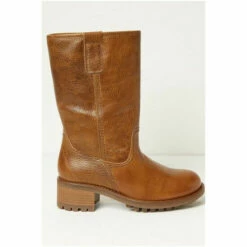 Fat Face FatFace Ellie Brown Block Heel Mid Boots -FatFaceshop unnamed file 3375