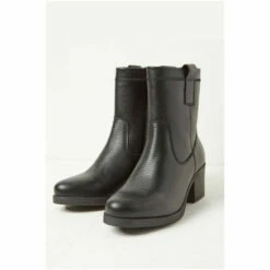 Fat Face FatFace Hollie Block Heel Black Boots -FatFaceshop unnamed file 3385