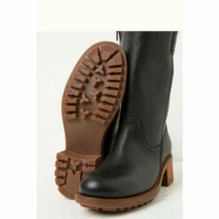 Fat Face FatFace Ellie Block Heel Black Boots -FatFaceshop unnamed file 3402