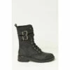 Fat Face FatFace Daisy Lace Up Black Boots