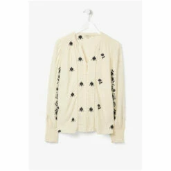 Fat Face FatFace Natural Sennen Embroidered Blouse -FatFaceshop unnamed file 3469
