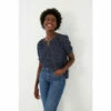Fat Face FatFace Blue Purdy Wave Dot Blouse -FatFaceshop unnamed file 3470