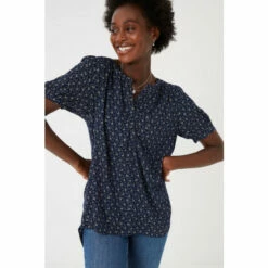 Fat Face FatFace Blue Purdy Wave Dot Blouse 4 Fat Face FatFace Blue Purdy Wave Dot Blouse -FatFaceshop unnamed file 3472