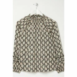 Fat Face FatFace Bude Artisan Woodblock Black Blouse -FatFaceshop unnamed file 3484