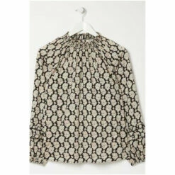 Fat Face FatFace Bude Artisan Woodblock Black Blouse -FatFaceshop unnamed file 3485