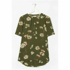 Fat Face FatFace Green Purdy Blossom Blouse -FatFaceshop unnamed file 3490