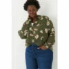 Fat Face FatFace Green Purbeck Blossom Blouse