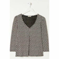 Fat Face FatFace Black Rose Artisan Geo Top -FatFaceshop unnamed file 3502