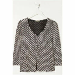 Fat Face FatFace Black Rose Artisan Geo Top -FatFaceshop unnamed file 3503