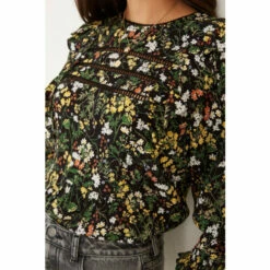 Fat Face FatFace Rye Forest Fauna Black Blouse -FatFaceshop unnamed file 3506
