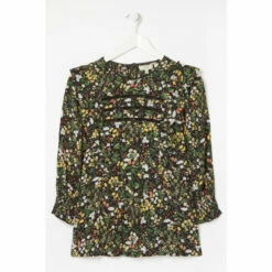 Fat Face FatFace Rye Forest Fauna Black Blouse -FatFaceshop unnamed file 3507