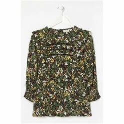 Fat Face FatFace Rye Forest Fauna Black Blouse -FatFaceshop unnamed file 3508