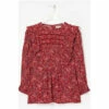 Fat Face FatFace Red Rye Floral Craft Blouse
